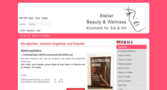 Desktop Screenshot of beautyconsult.ch